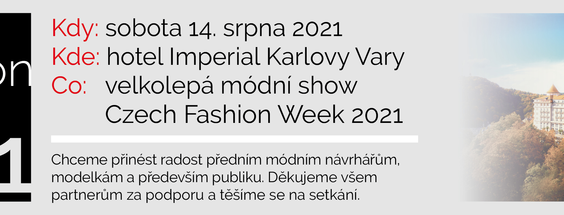 Czech Fashion Week 2021 – Charity Fashion Show